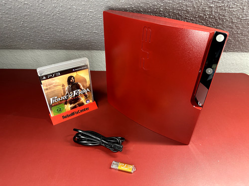 Red playstation slim ps3 pro - slim,