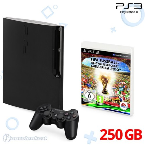 Console ps3 slim 250gb - slim, nera